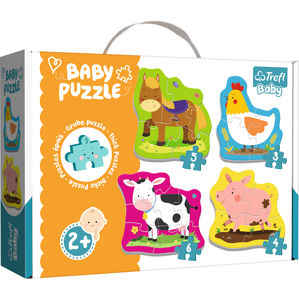 Puzzle Baby Classic Na farmie 36127