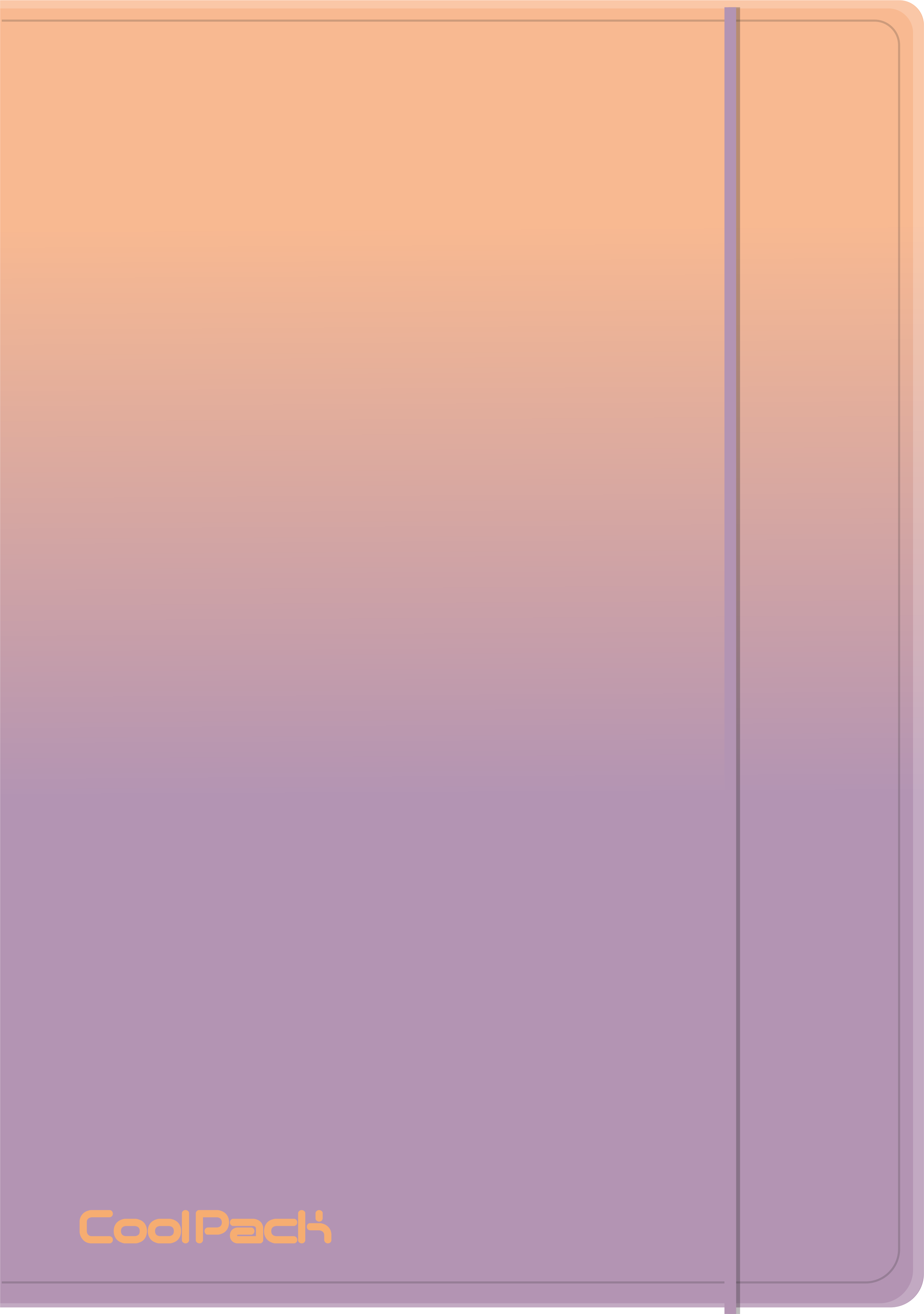Teczka na gumkę A4 Coolpack Gradient BERRY
