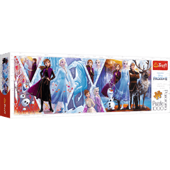 Puzzle 1000 panoramiczne Kraina Lodu 2 29048
