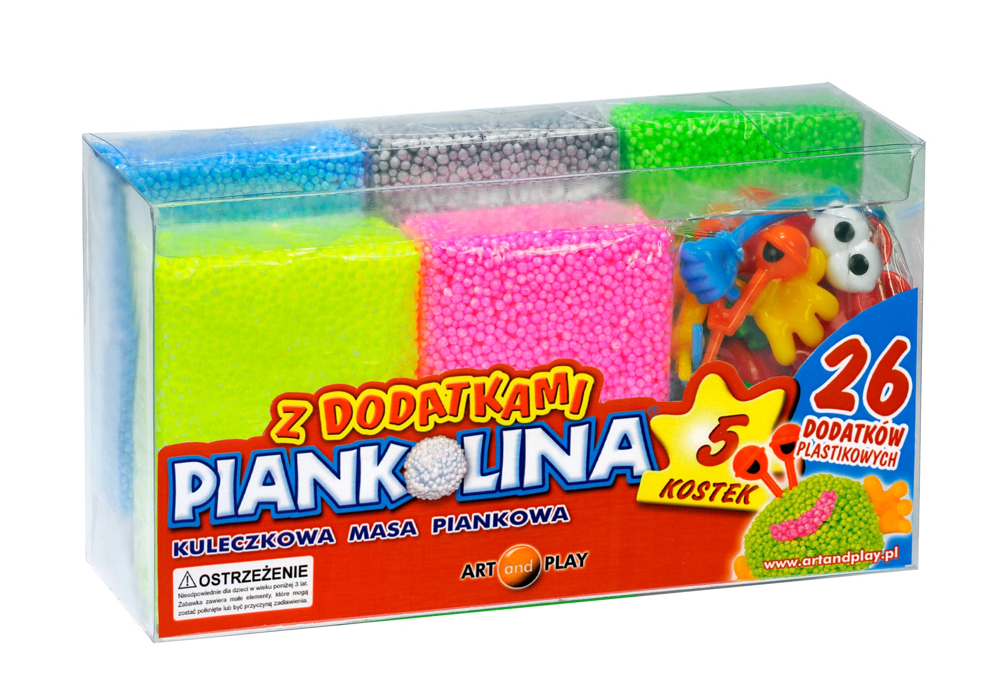 Piankolina 5 kolorów z dodatkami