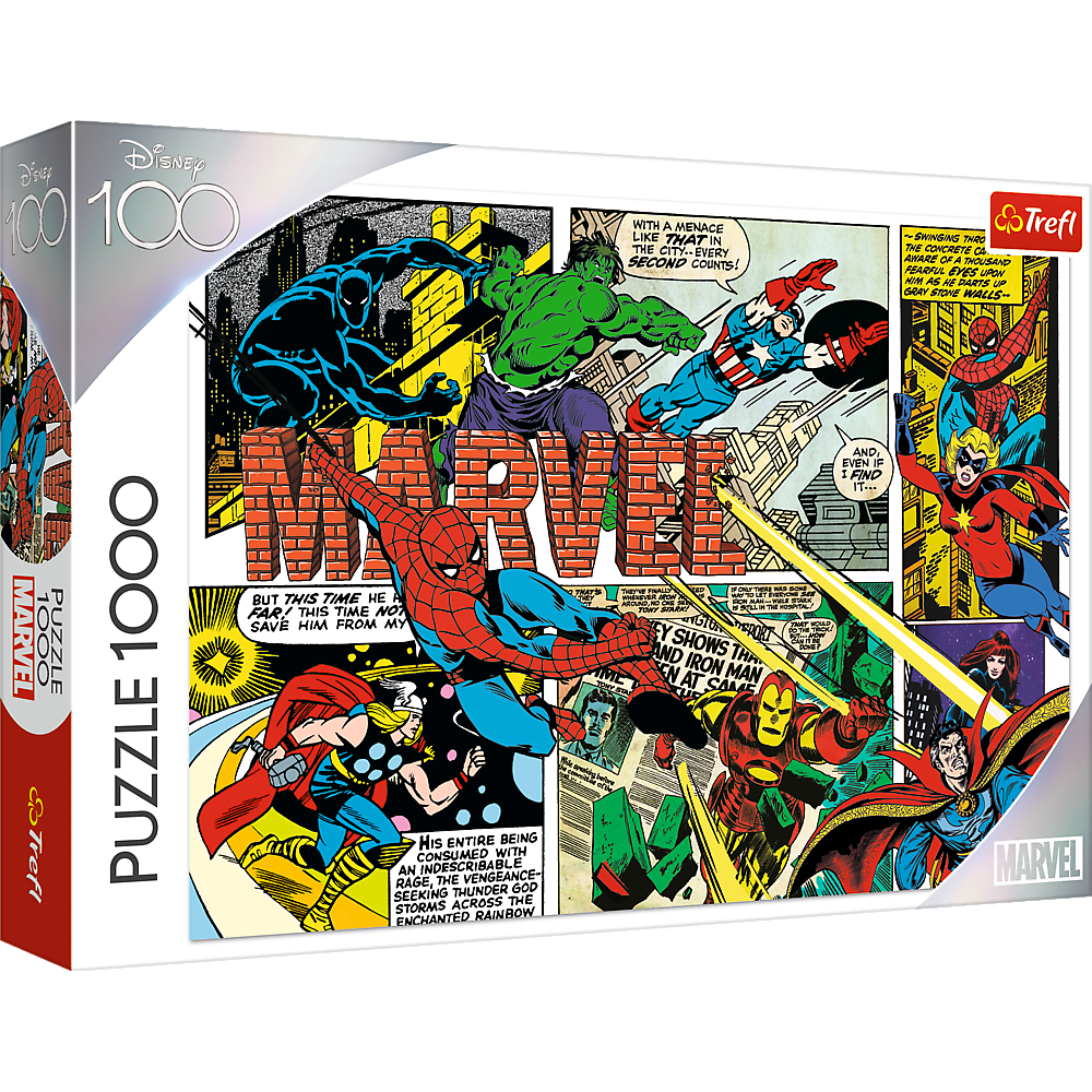 Puzzle 100 Niepokonani Avengersi Disney 100 10759