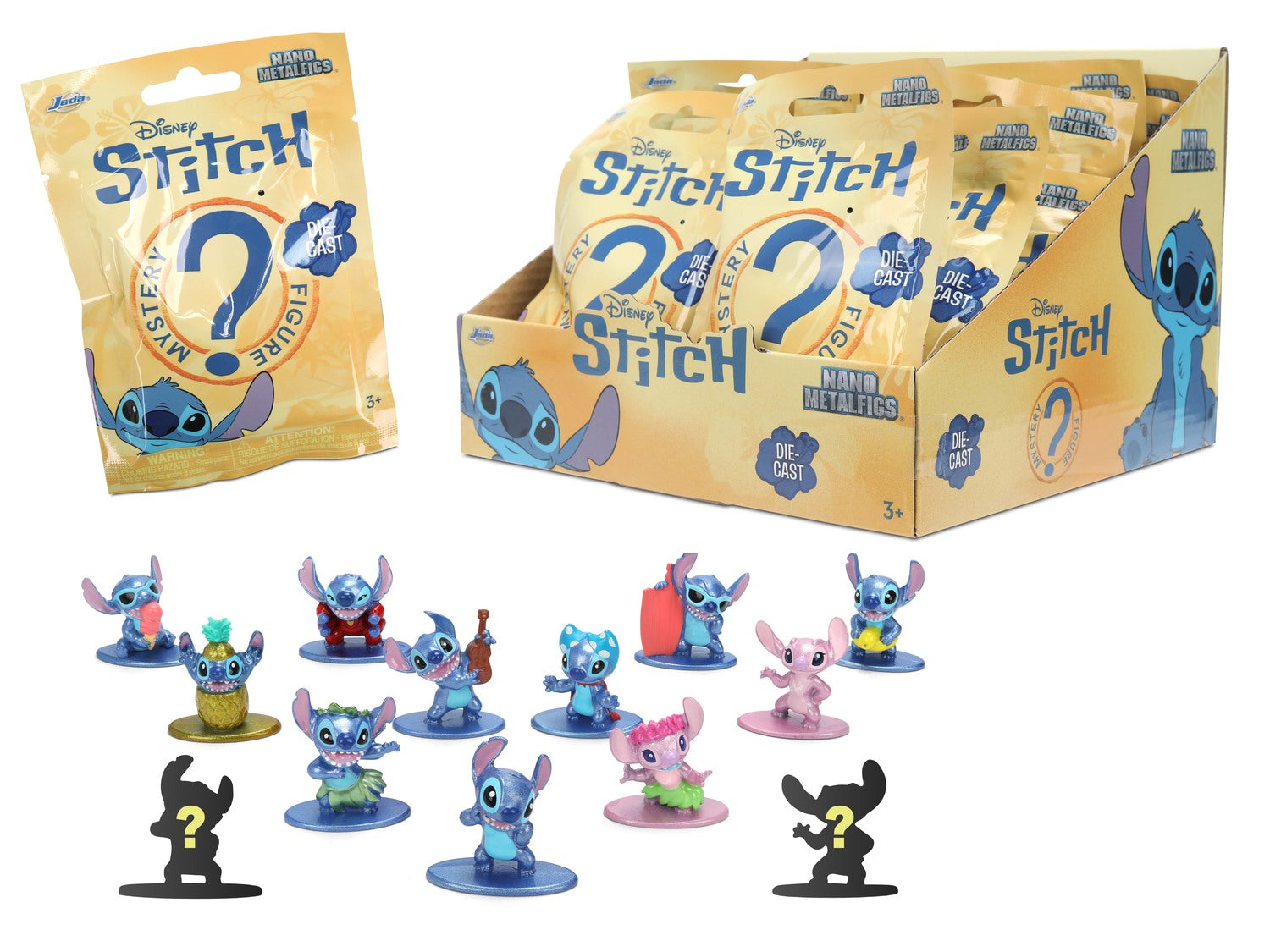 Figurka metalowa Jada Stitch BP 4cm 1szt.mix