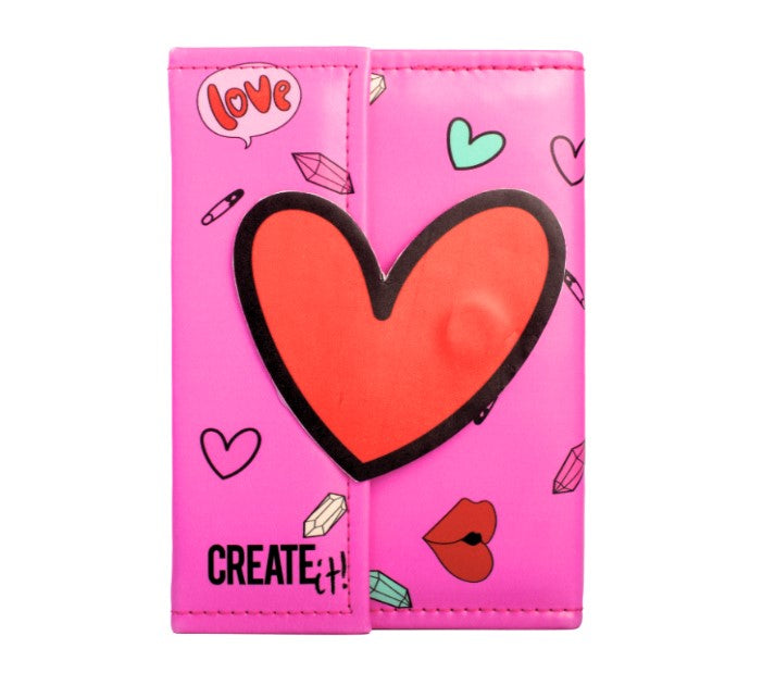Zestaw do makijażu z sercem Create it!