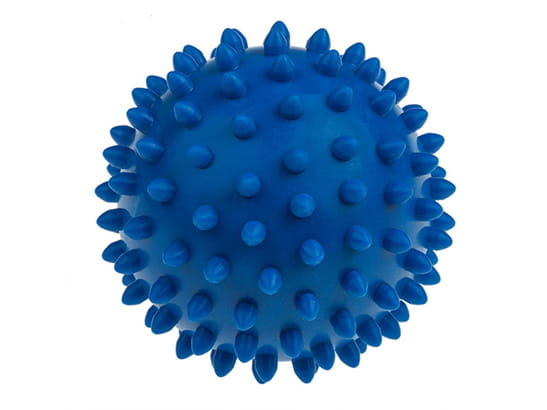 Piłka rehabilitacyjna 9cm niebieska Spiky Massage