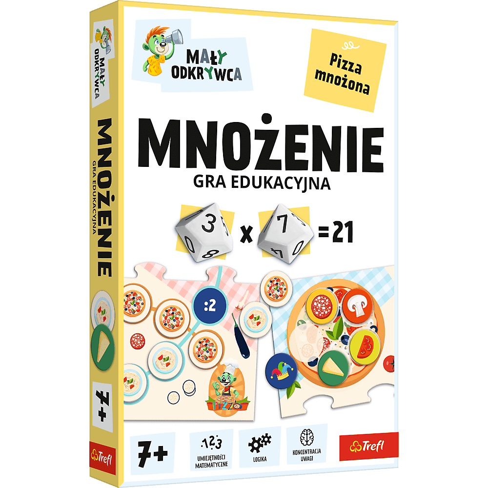 Gra Mnożenie Mały Odkrywca Rodzina Treflików 02802