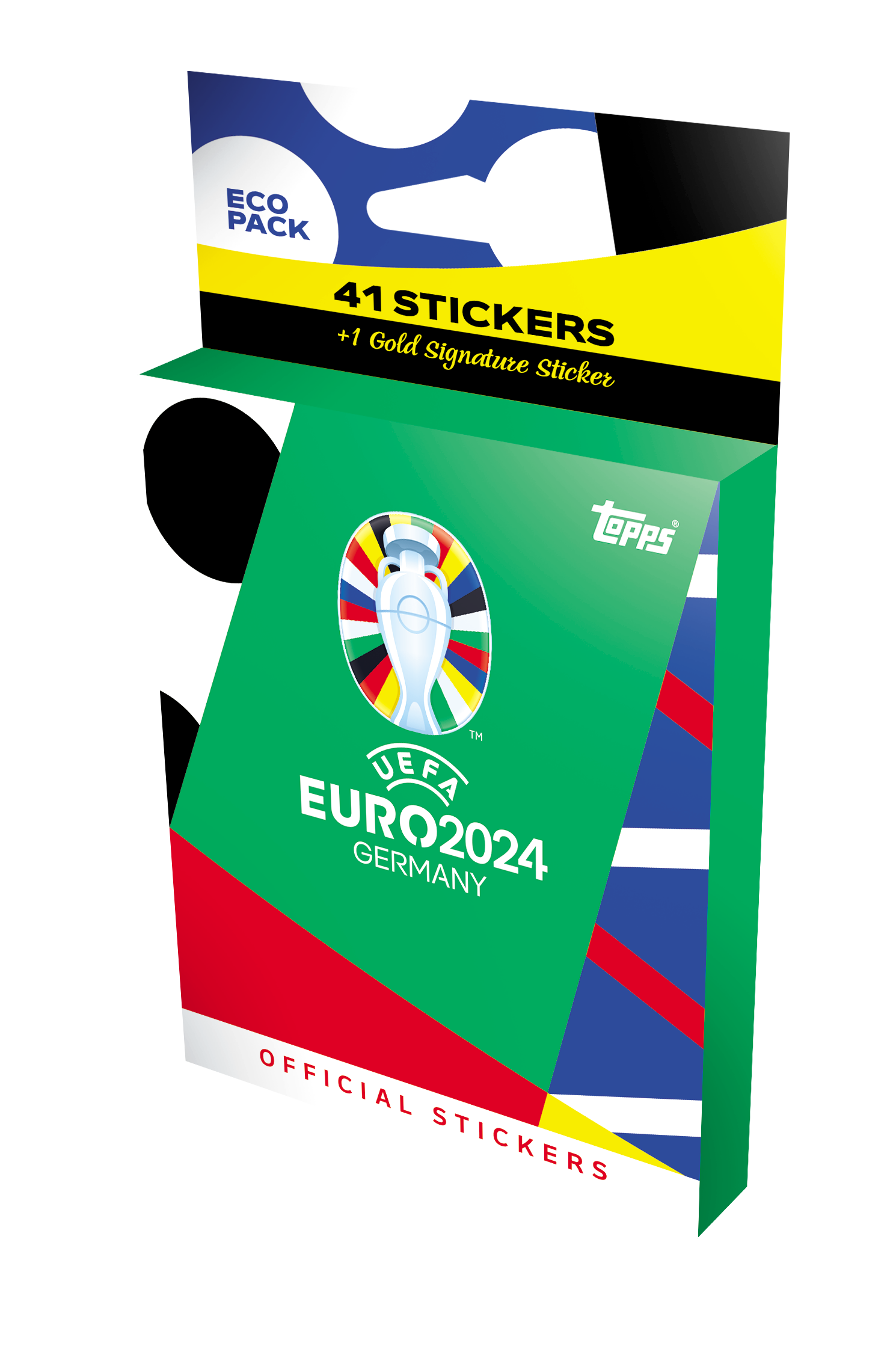 Euro 2024 Topps Stickers Eco Pack 1 szt. mix