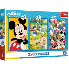 Puzzle 3x80 Ekipa Myszki Miki 34887