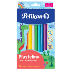 Plastelina Pelikan 200gr 12 kolorów Pelikan