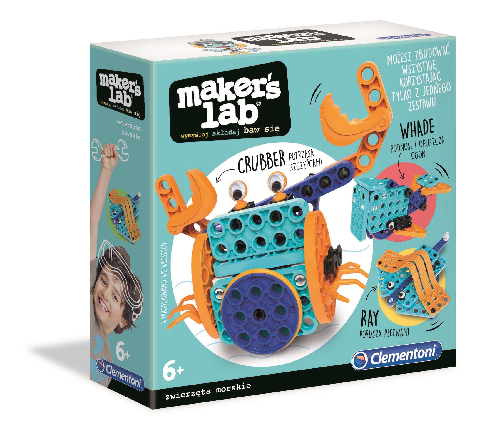 Zestaw konstrukcyjny maker's lab Zwierzęta morskie 50661
