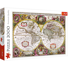 Puzzle 2000 Mapa Ziemi 27095