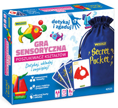 Gra Sensoryczna Poszukiwacz kształtów Secret Pocket 42521
