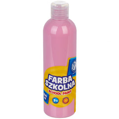 Farba szkolna naturalna tempera Astra 250 ml różowa jasna