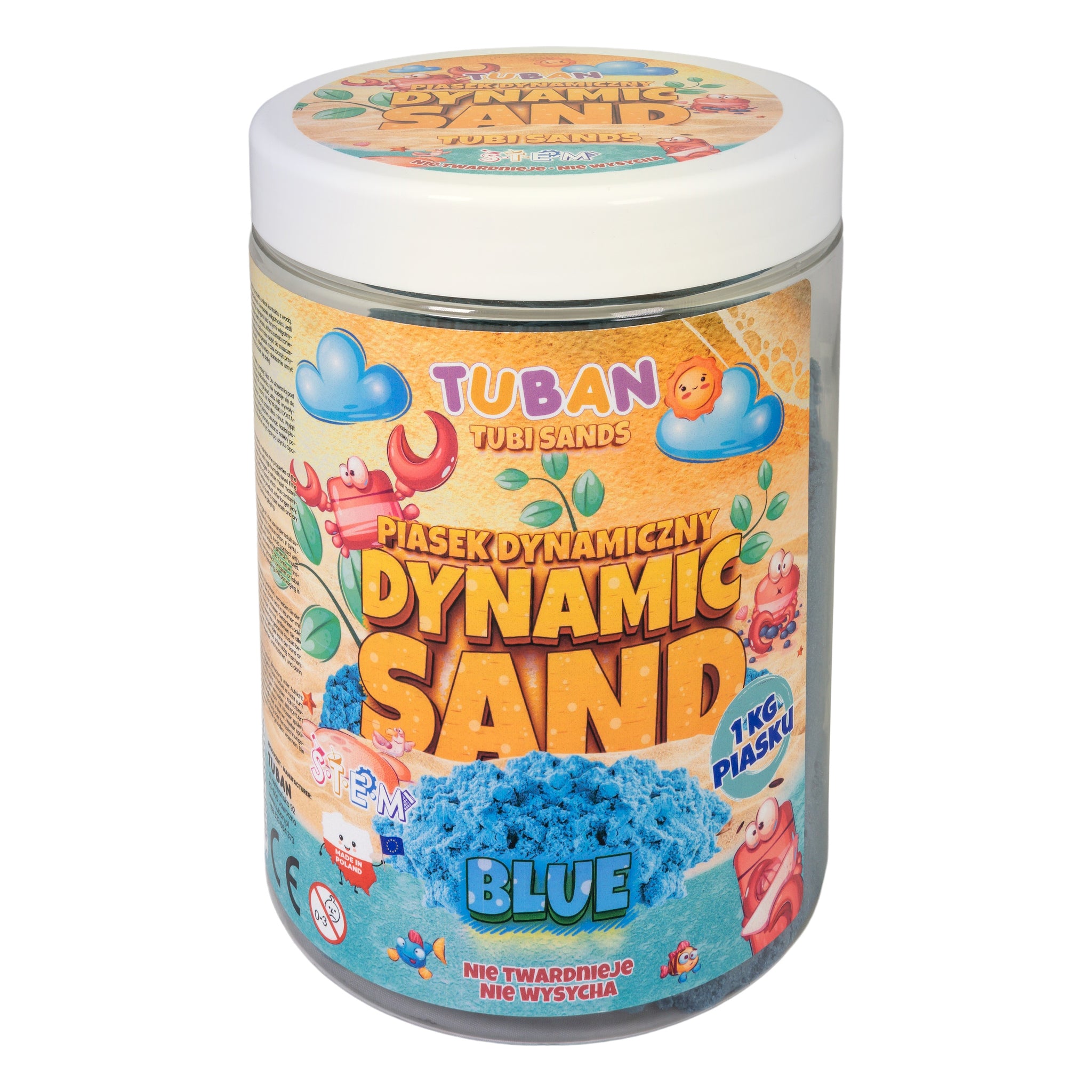 Piasek dynamiczny niebieski 1kg