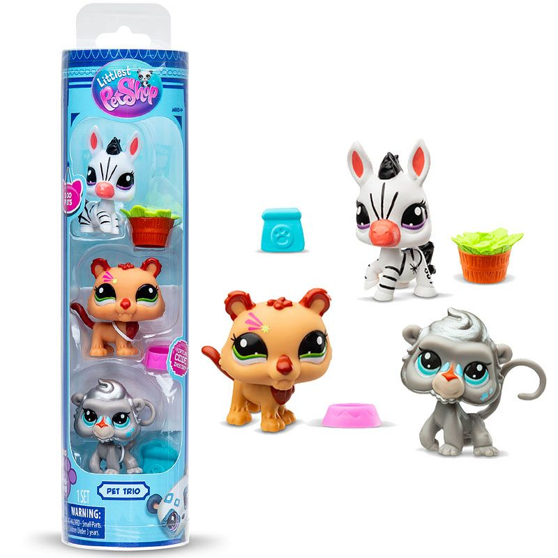 Littlest Pet Shop 3-pak Zwierzątek Zoo Pets