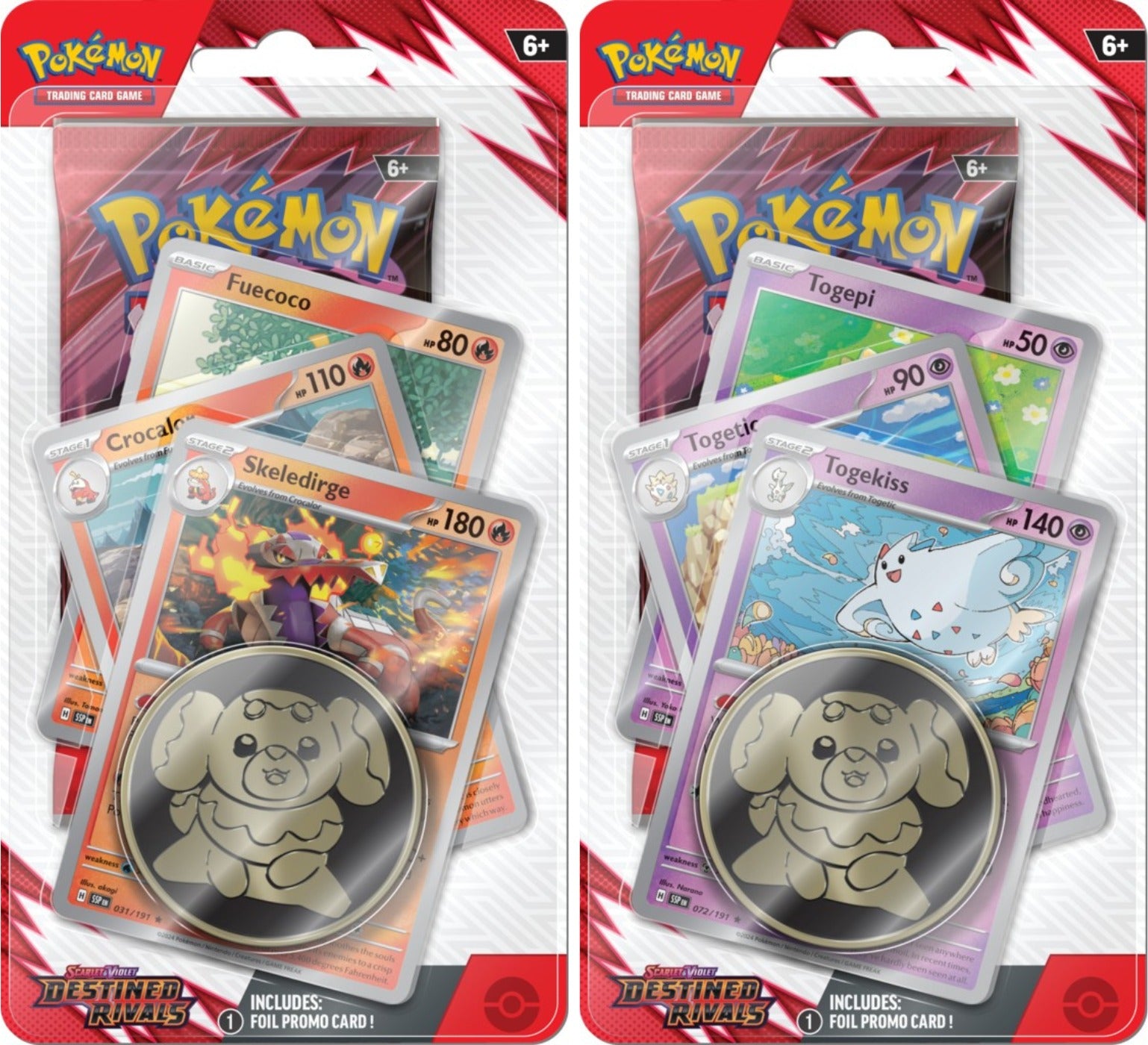Pokémon TCG: Scarlet & Violet - Destined Rivals - Premium Checklane Blister Bundle