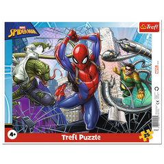 Puzzle 25 ramkowe Odważny Spiderman 31347
