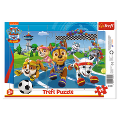 Puzzle 15 Ramkowe Uczynne pieski Viacom PAW Patrol 31428