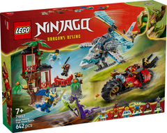 LEGO Ninjago bitwa Ninja domek na drzewie z pojazdami 71857