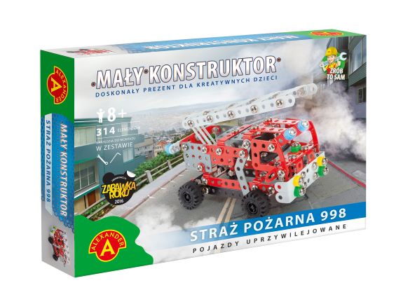 Mały konstruktor straż pożarna 1623