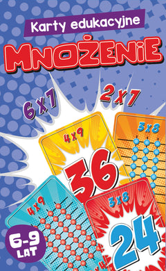 Gra Mnożenie karty edukacyjne