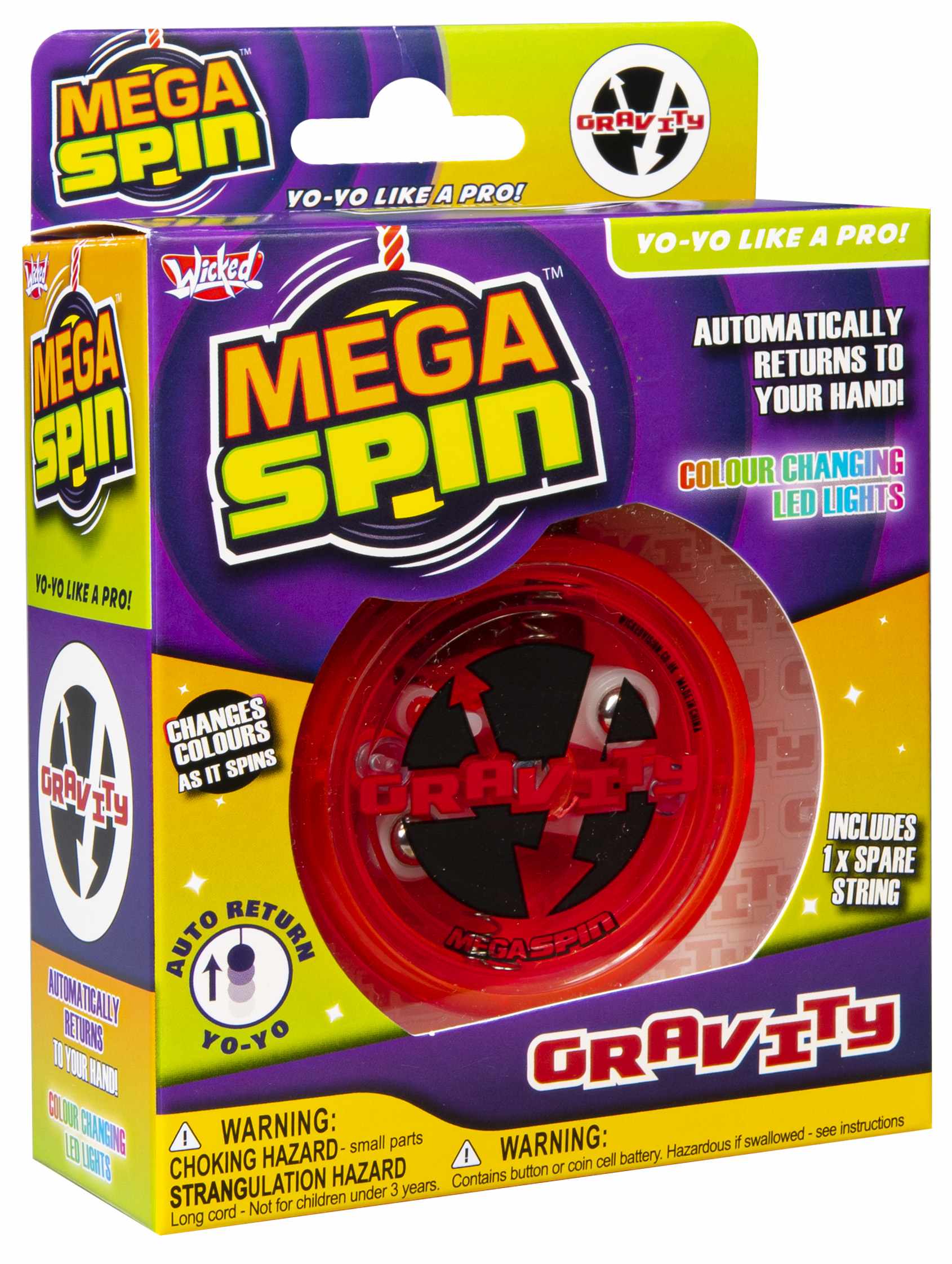 JoJo led Mega Spin Gravity 1 szt. mix kolorów
