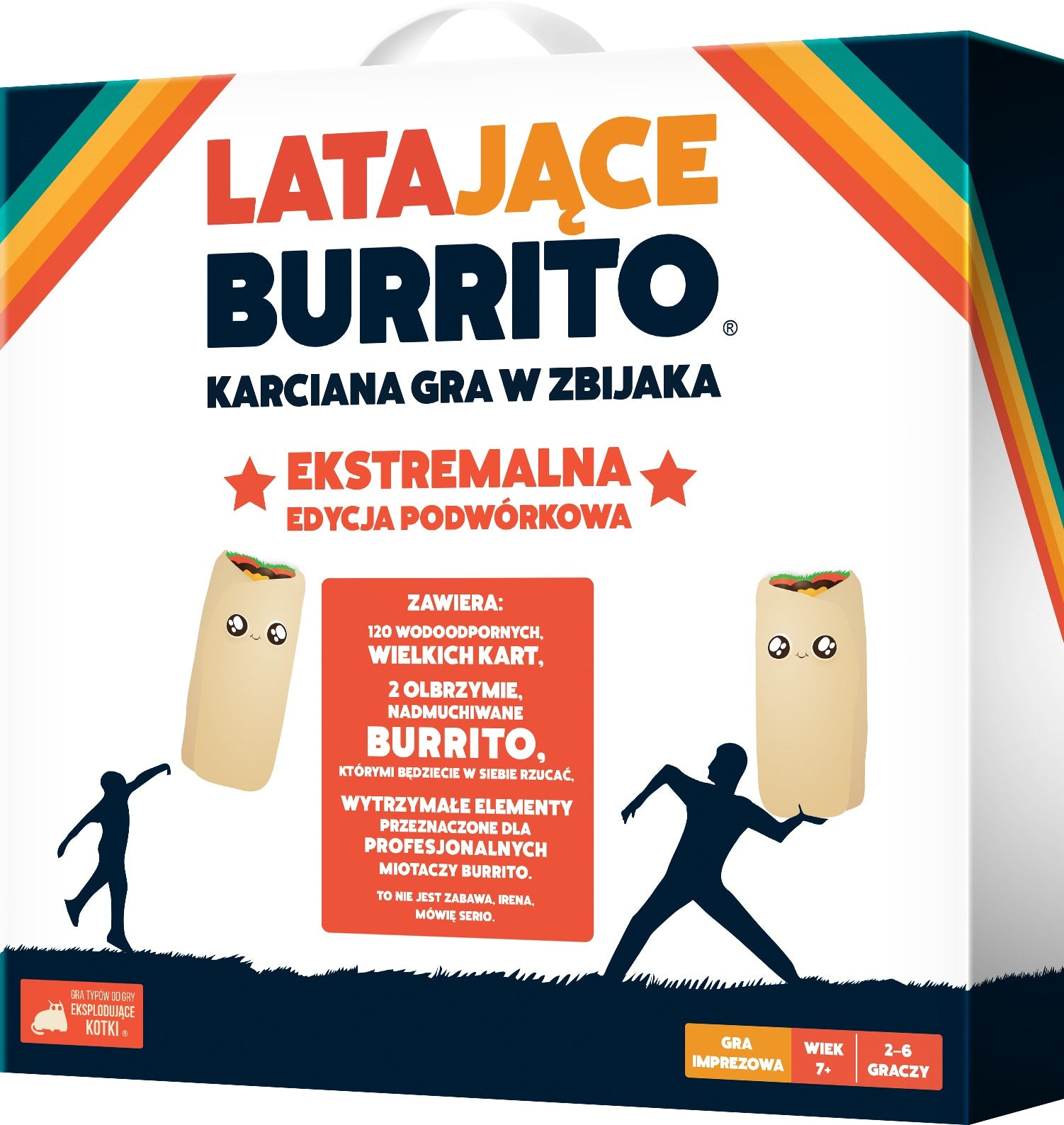 Gra Latające Burrito Ekstremalna edycja podwórkowa