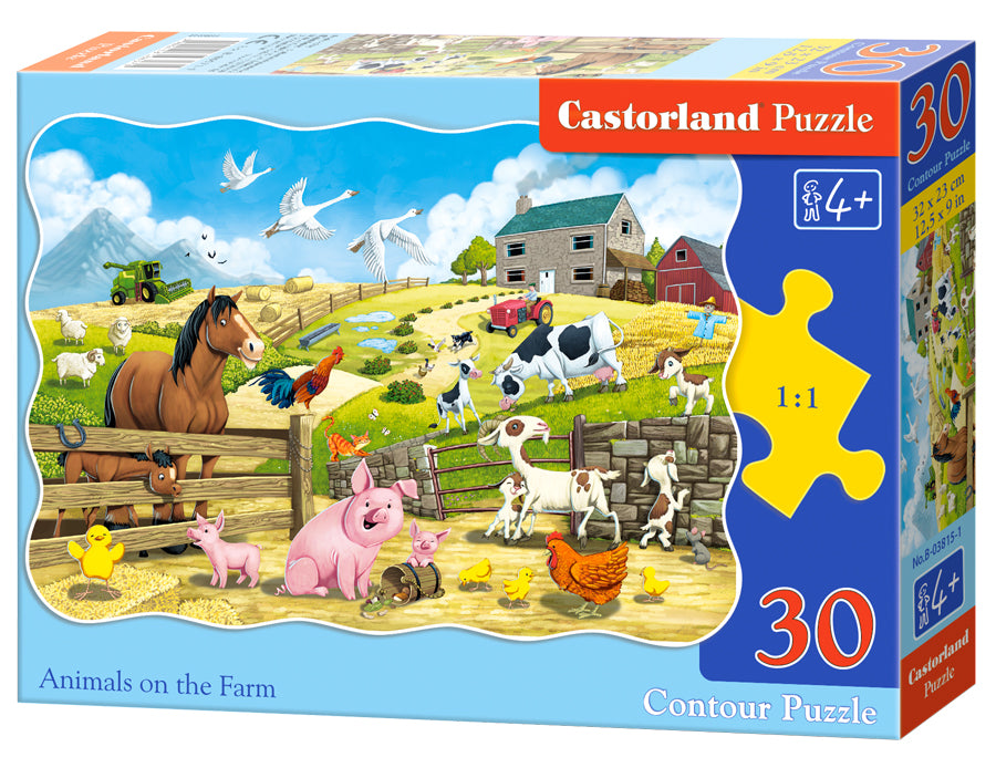 Puzzle 30 Animals on the Farm B-03815-1