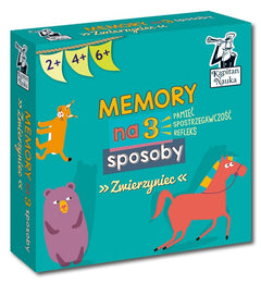 Gra Memory na 3 sposoby Zwierzyniec Kapitan Nauka