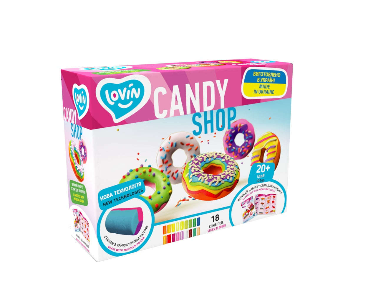 Masa plastyczna lekka TM Lovin Candy Shop +akcesoria