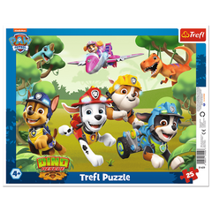 Puzzle 25 Ramkowe Wyczynowe triki piesków Viacom PAW Patrol 31429
