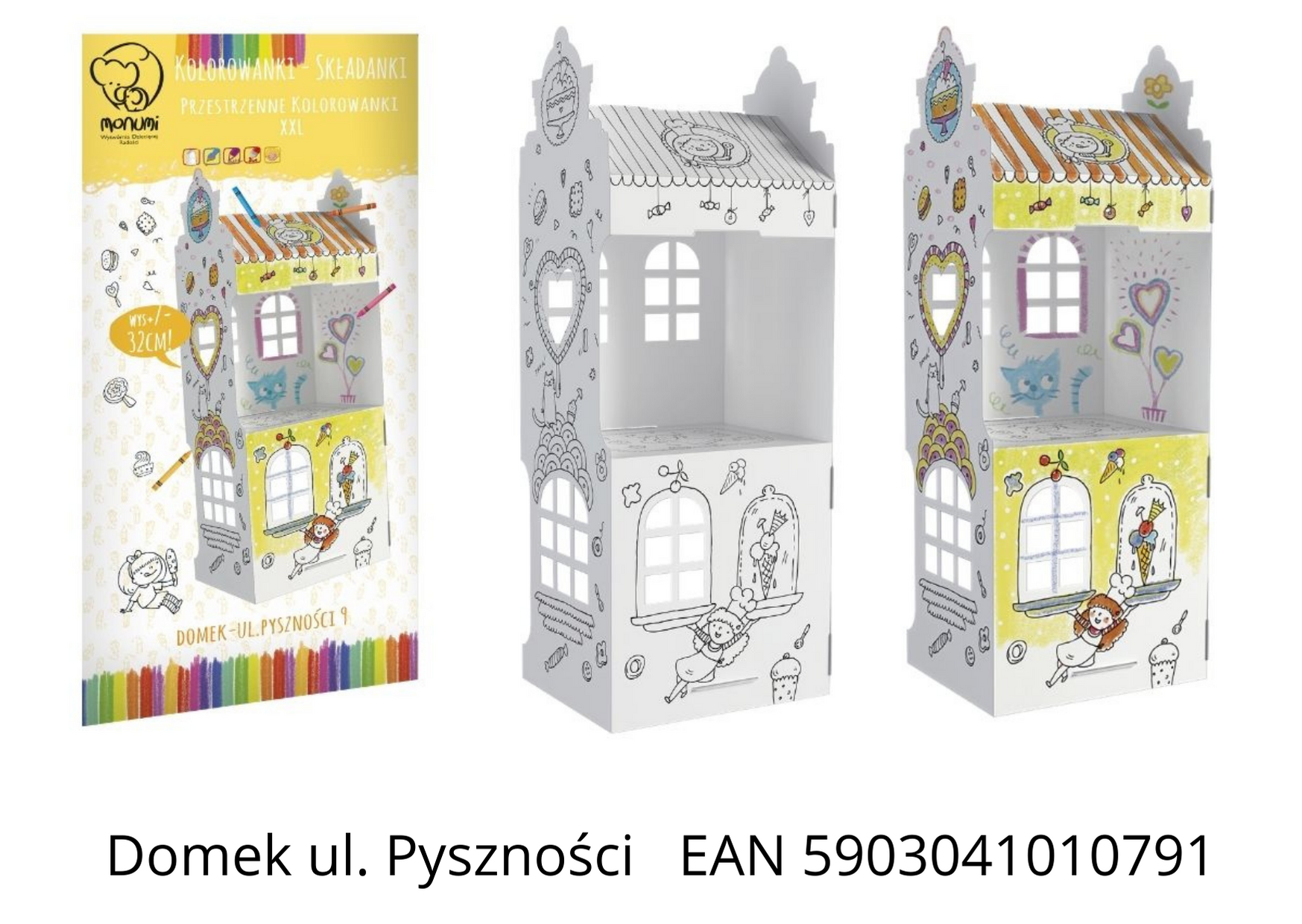 MINI Domek do kolorowania Pyszności