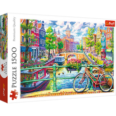 Puzzle 1500 Kanał amsterdamski 26149