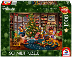 Puzzle 1000 PQ T.Kinkade Myszka Miki choinka Disney 113672