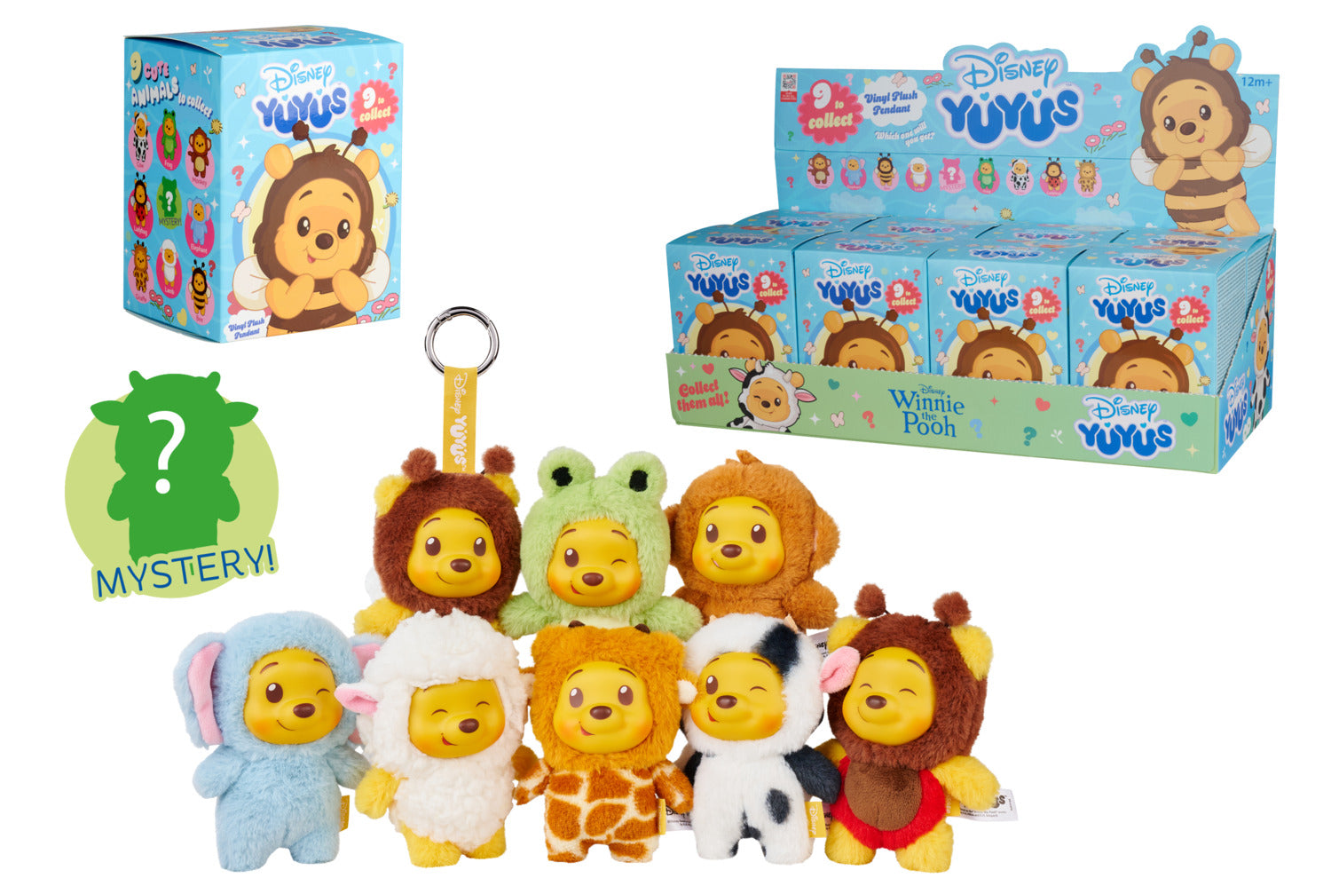 Figurka Disney YuYus niespodzianka Kubuś Puchatek 12cm 1szt.mix