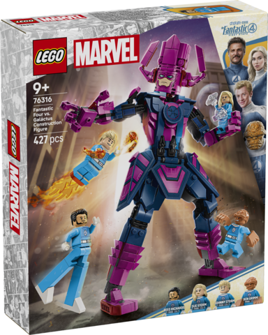 LEGO Super Heroes figurka fantastycznej czwórki kontra Galactus 76316