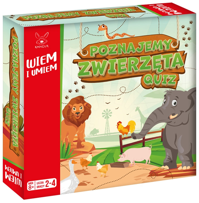 Gra Wiem i Umiem Poznajemy Zwierzęta Quiz