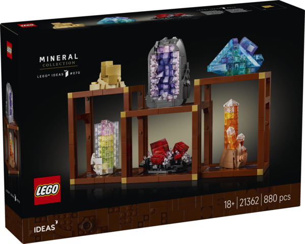 LEGO Ideas Kolekcja minerałów 21362