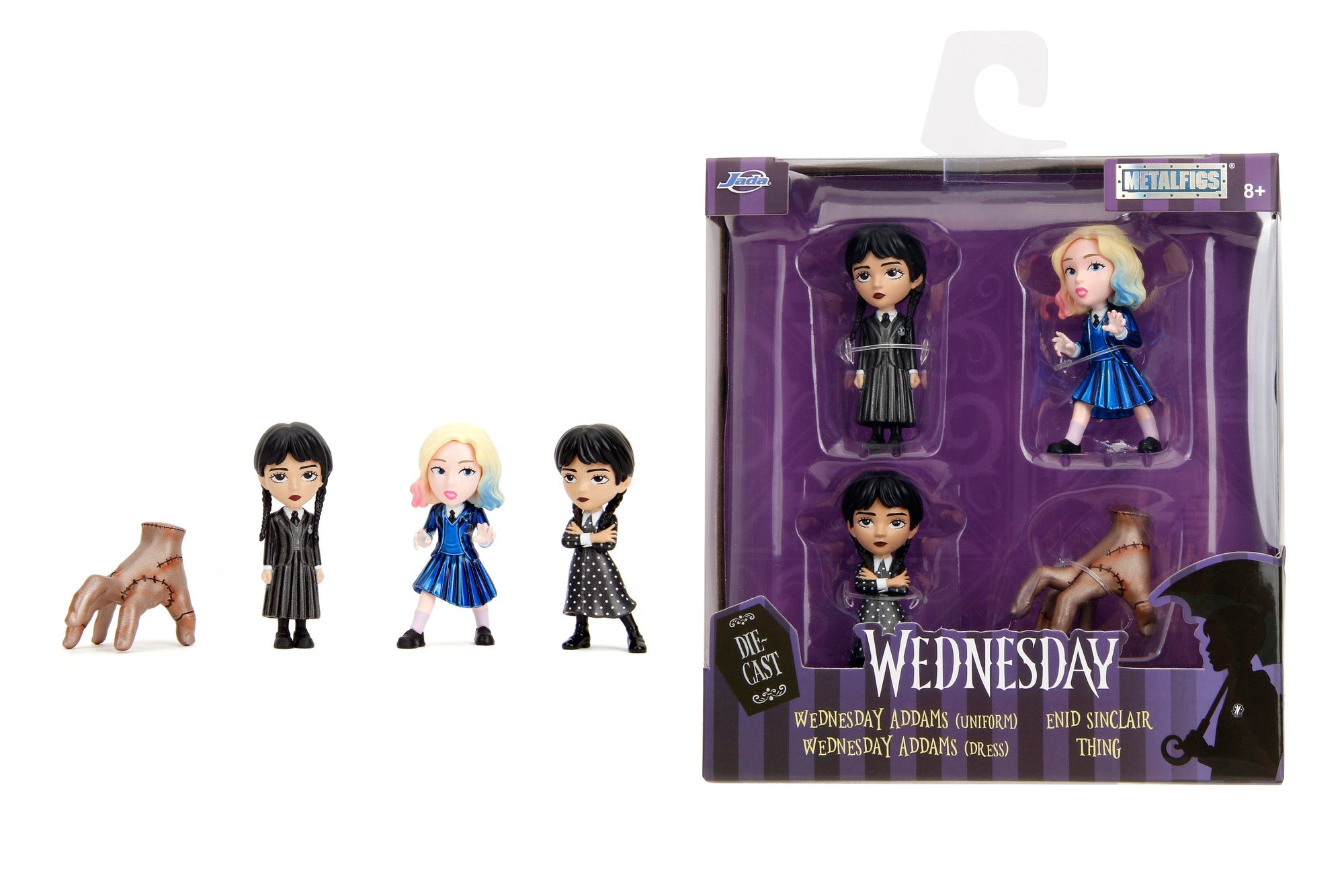 Wednesday metalowe figurki 6,5 cm