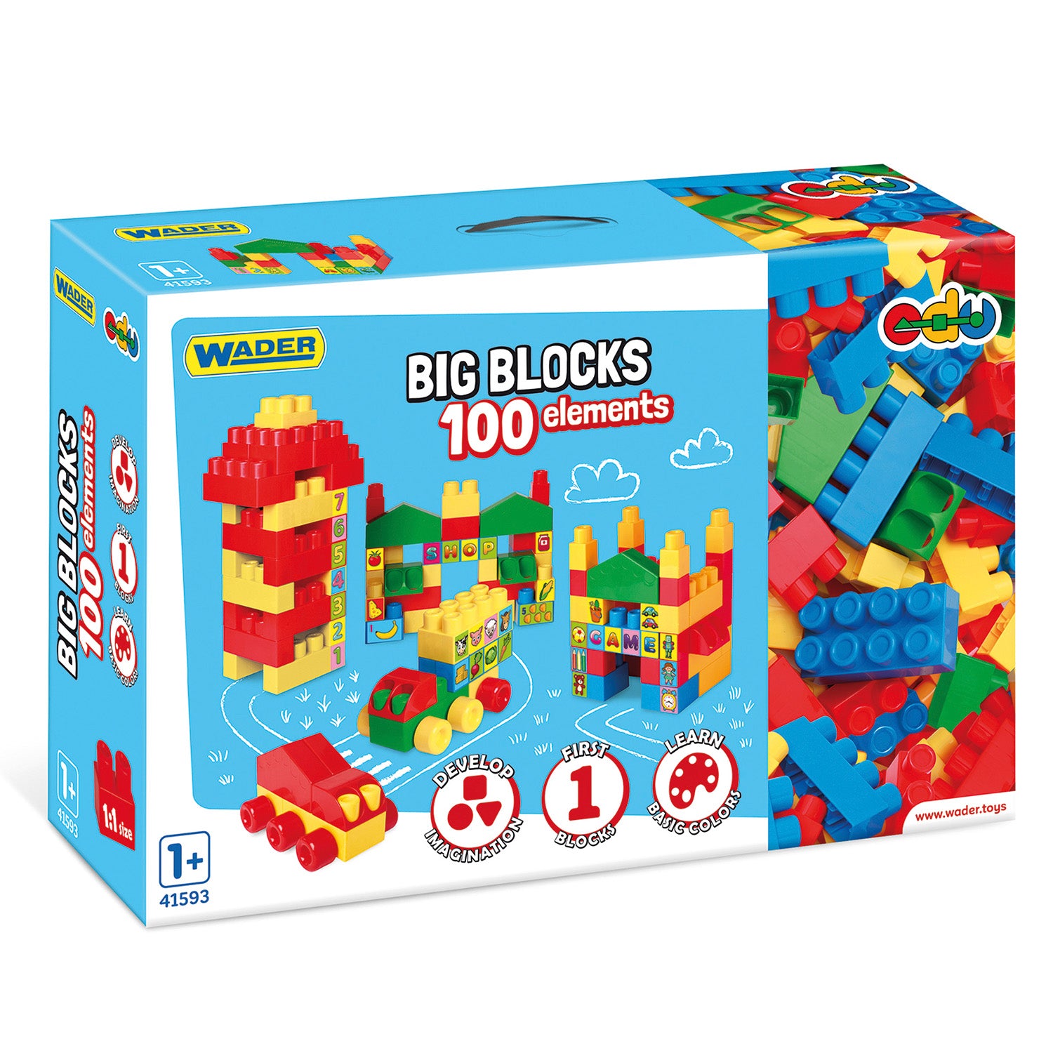 Klocki Big Blocks 100 elementów 41593