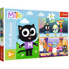 Puzzle 24 Maxi Przygody małego Kotka Milo 14371