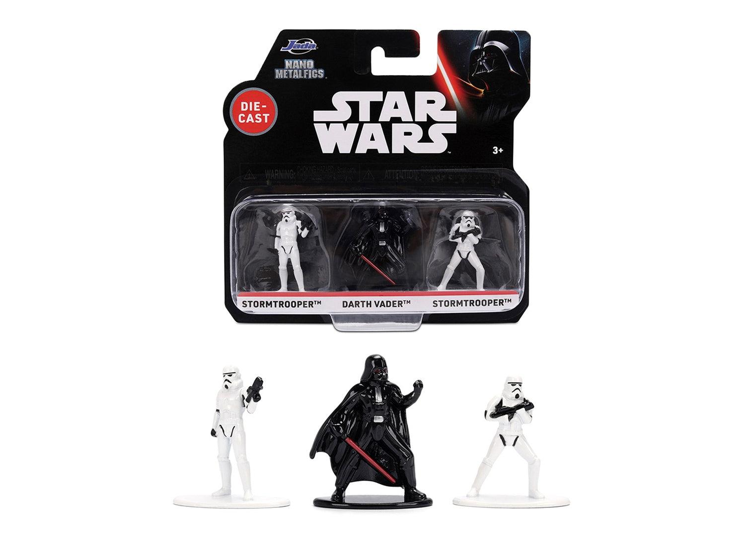 Figurki Jada Star Wars metalowe 4cm 3-pak