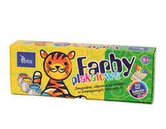 Farby plakatowe Tetis 12 kolorów 20ml.