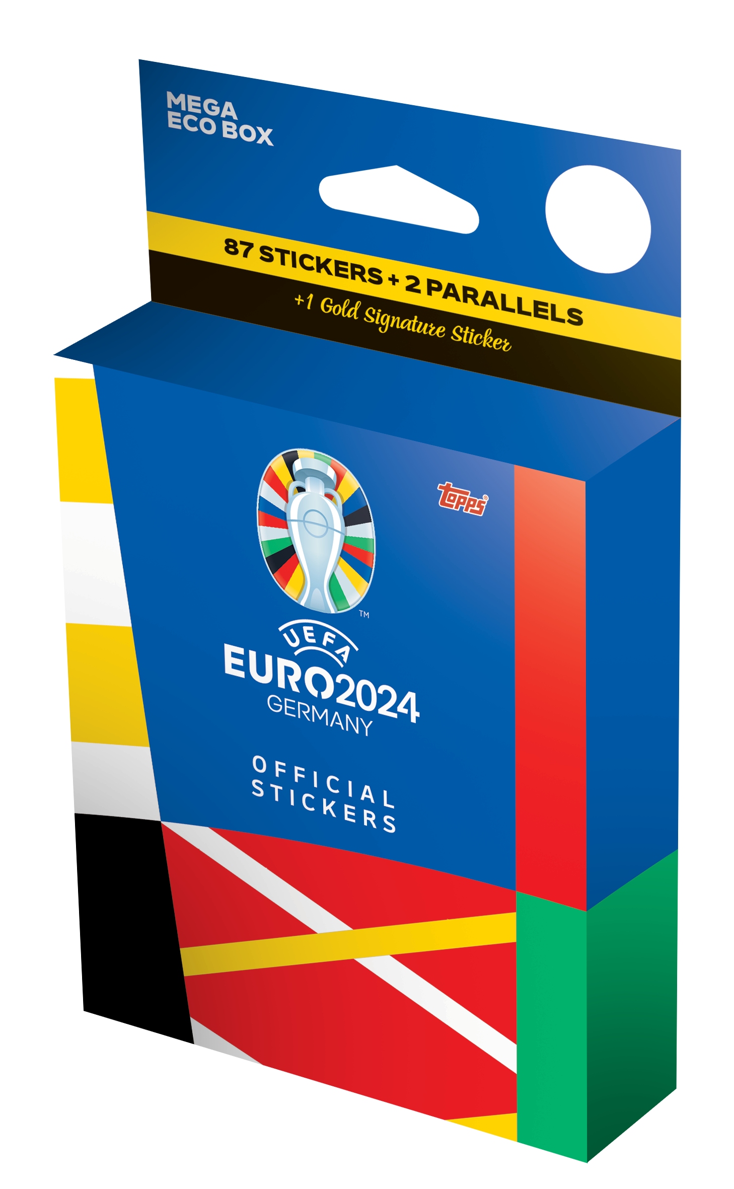 Euro 2024 Topps Stickers Mega Eco Box 1 szt. mix