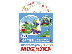 Błyszcząca mozaika 3w1 Samolocik i Autko