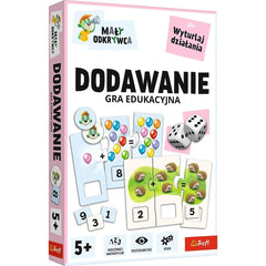 Gra Dodawanie Mały odkrywca rodzina Treflików 02805
