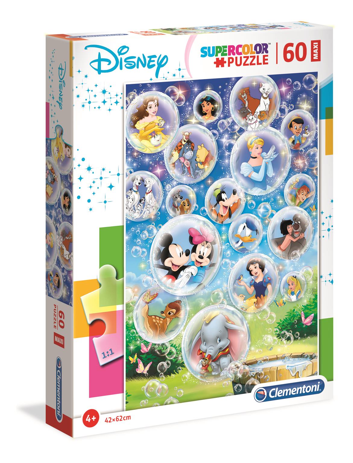 Puzzle 60 maxi super kolor Disney classic 26448