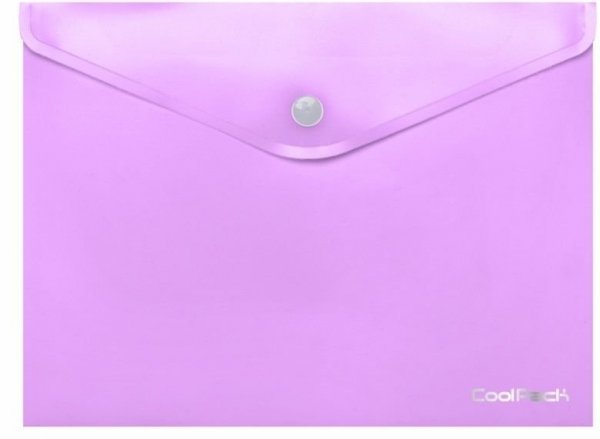 Koperta na dokumenty A4 na zatrzask Coolpack pastel fioletowa