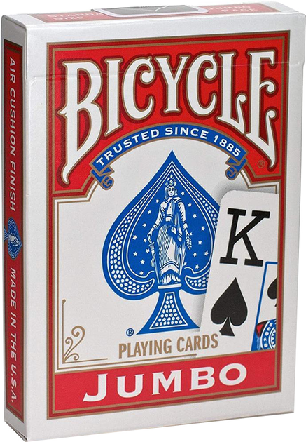 Karty do gry Bicycle Jumbo Rider Back 1szt.mix