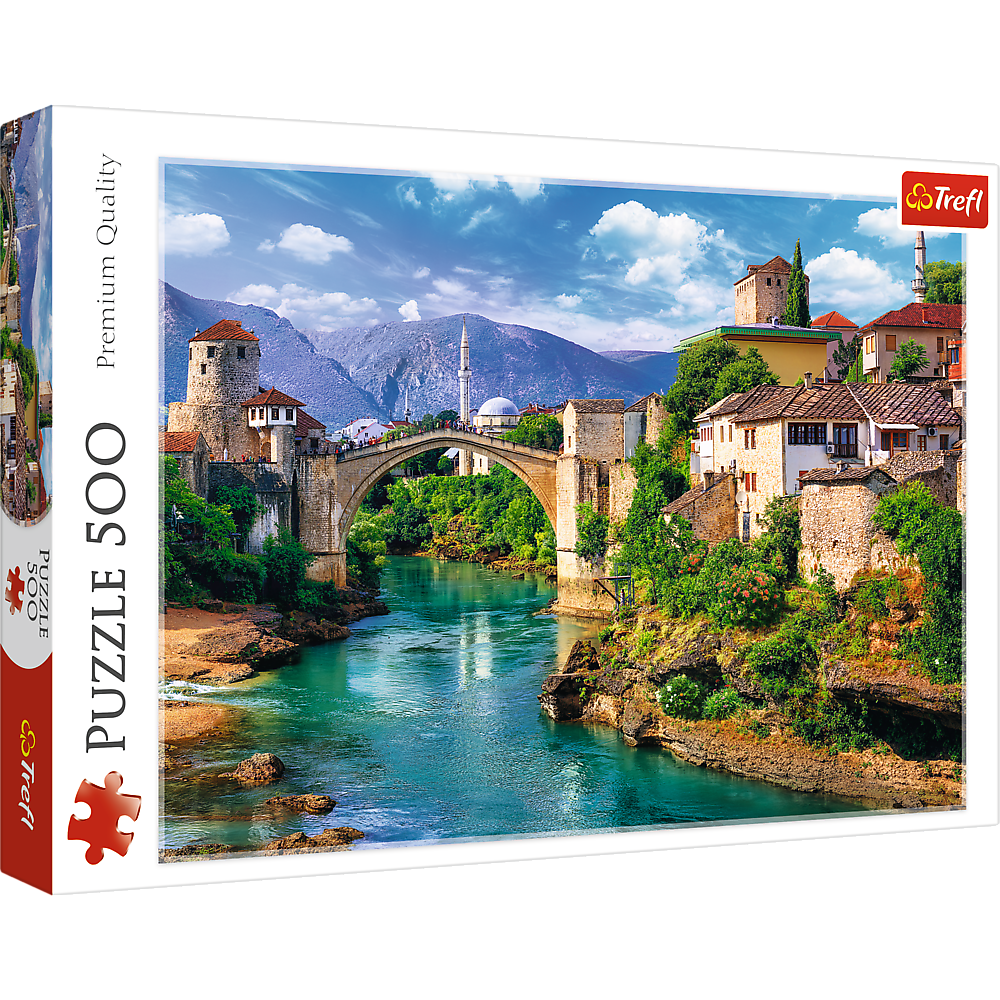 Puzzle 500 Stary most w Mostarze Bośnia i Hercegowina 37333