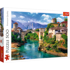 Puzzle 500 Stary most w Mostarze Bośnia i Hercegowina 37333